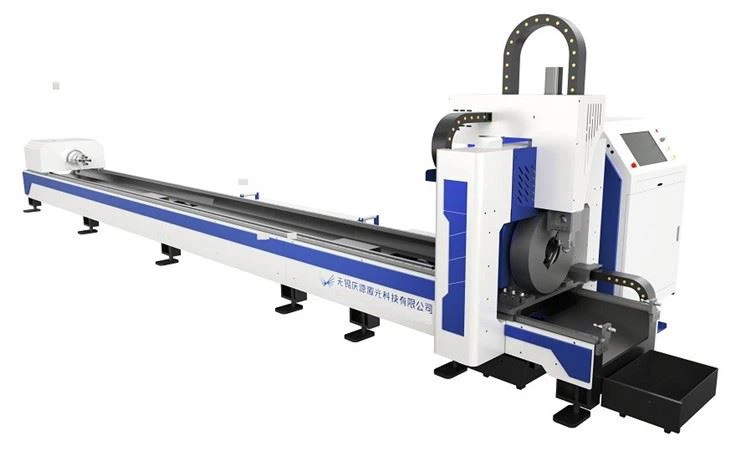 High Speed Cheap 6m 1500W Pipe Tube CNC Laser Cutting Machine With Ipg Raycus Power 1.5kw 2kw 3kw