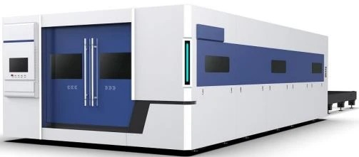 China Factory Supplied High Power 10000W-20000W Ipg Fiber Laser Metal Cutter For With Exchange Platform Fiber Laser Cutting Machine For Metal Sheet